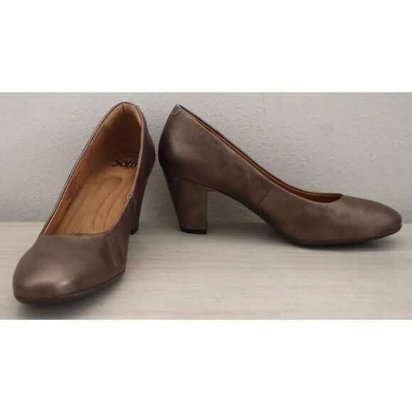 Sofft SF0072900 Women's Sz 8M Bronze Metallic Leather Lana Signature Pumps - Picture 13 of 14